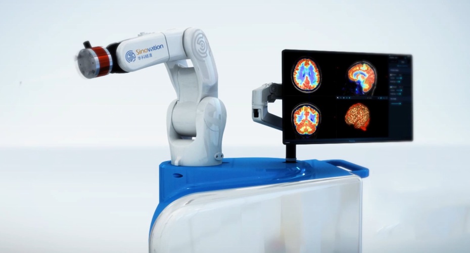 华科精准医疗Sinovation神经外科手术机器人医疗器械动画图片