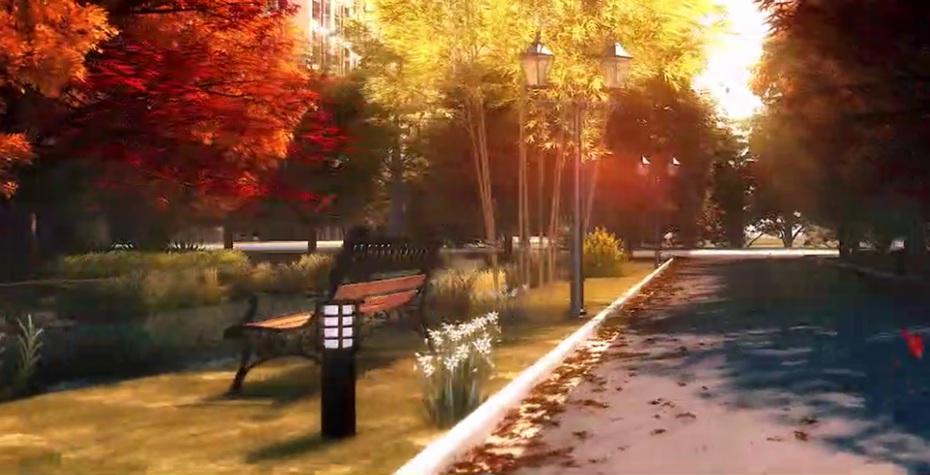 绿地太湖城建筑漫游动画图片