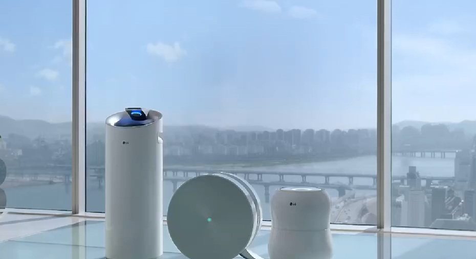 LG空气净化器三维动画制作案例动画图片