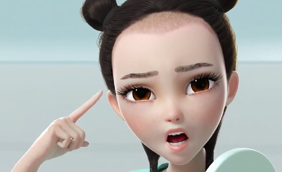 碧莲盛不剃发植发TVC动画图片