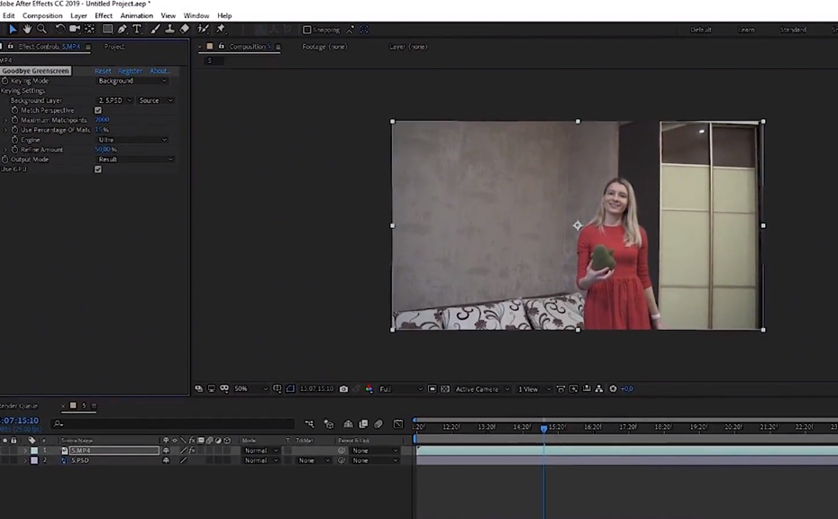 Goodbye greenscreen插件