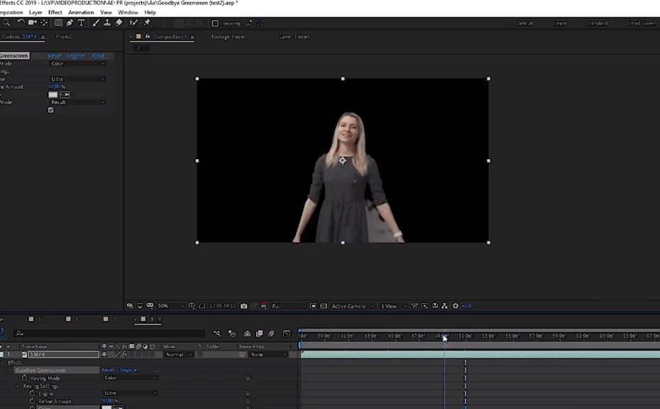Goodbye greenscreen插件