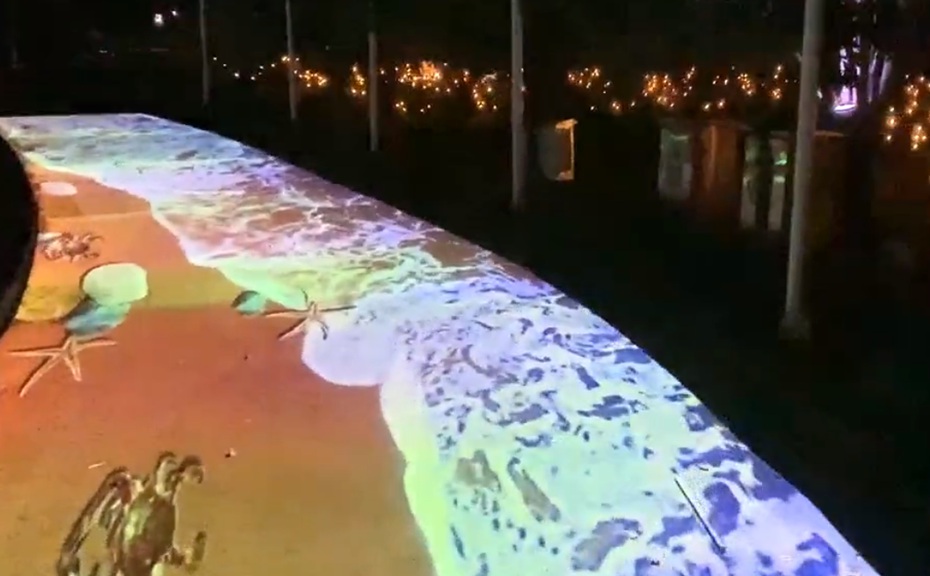地面投影图片