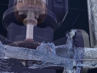 切割机污水泵处理设备三维动画视频案例