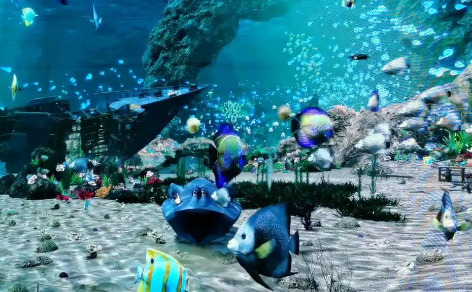 裸眼3d轨道影院画面
