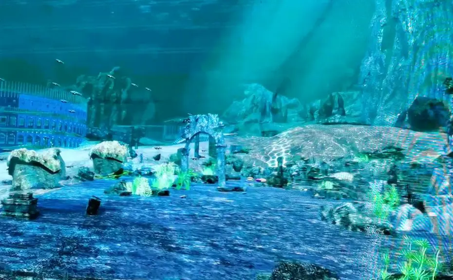 迪士尼裸眼3d轨道影院画面
