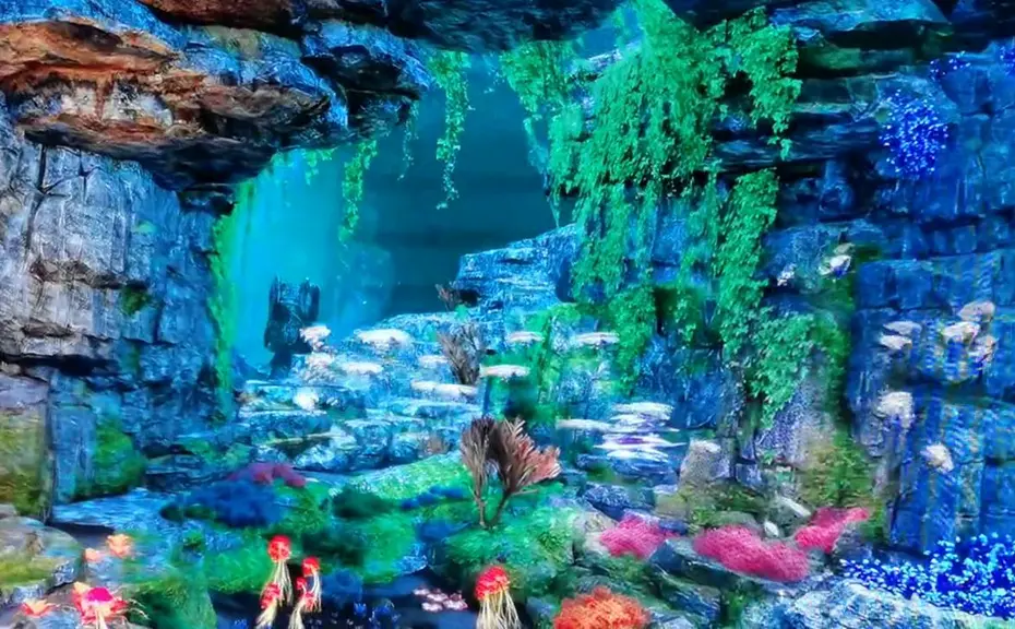迪士尼裸眼3d轨道影院画面