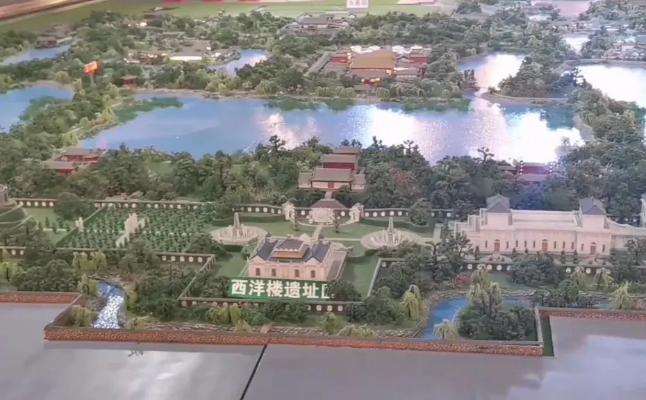 圆明园全景沙盘模型介绍